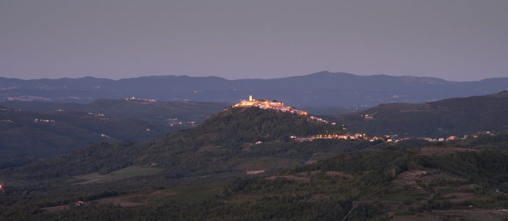 Motovun am Abend